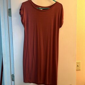 Super soft lounge dress. Light fleece lining inside